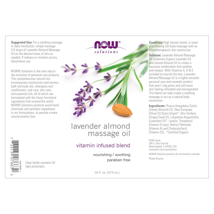 Lavender Almond Massage Oil
