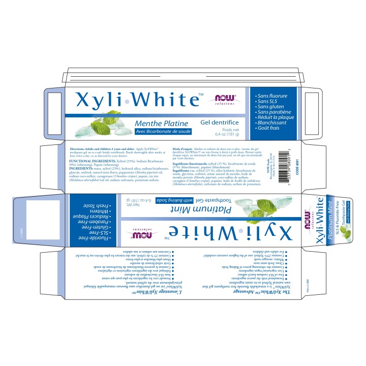 XyliWhite™ Platinum Mint Toothpaste Gel with Baking Soda