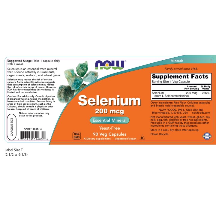 Selenium 200 mcg Veg Capsules
