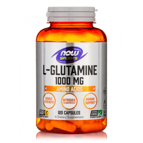 L-Glutamine, Double Strength 1000 mg Capsules