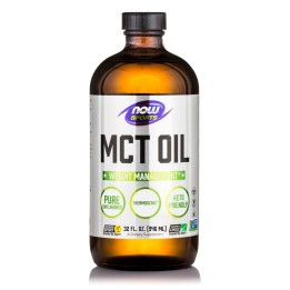 MCT Oil Liquid in Plastic Bottle