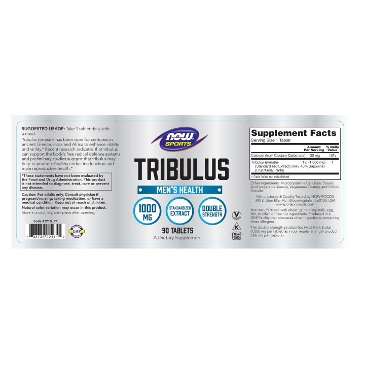 Tribulus 1,000 mg Tablets