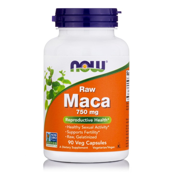 Maca 750 mg Raw Veg Capsules
