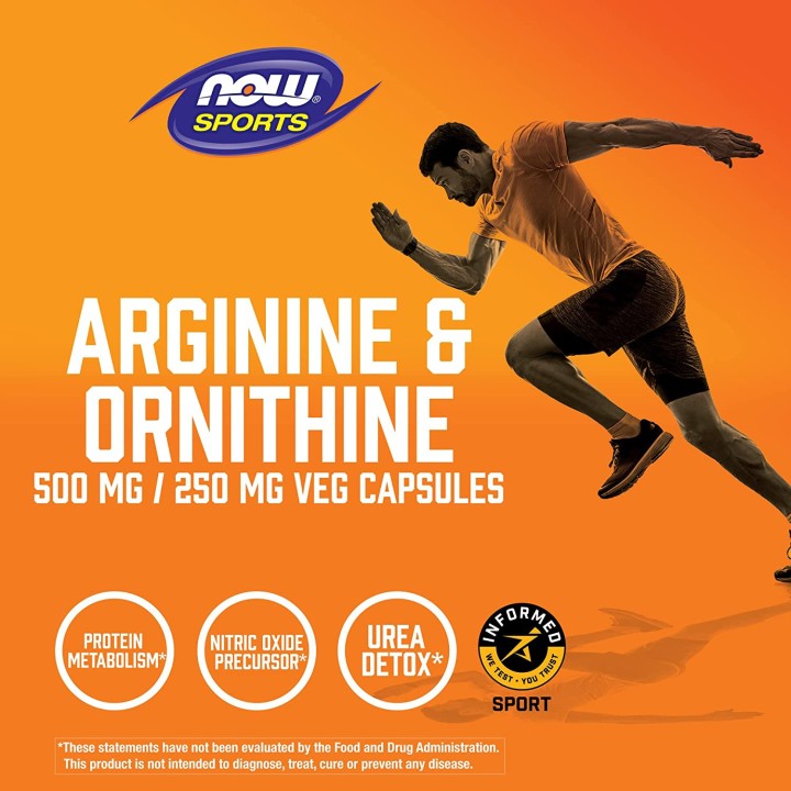 Arginine & Ornithine 500/250 mg Capsules