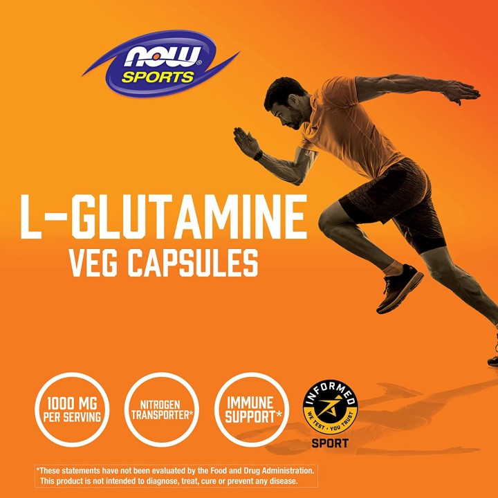 L-Glutamine, Double Strength 1000 mg Capsules