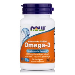 Omega-3, Molecularly Distilled Softgels
