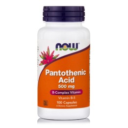 Pantothenic Acid 500 mg Veg Capsules