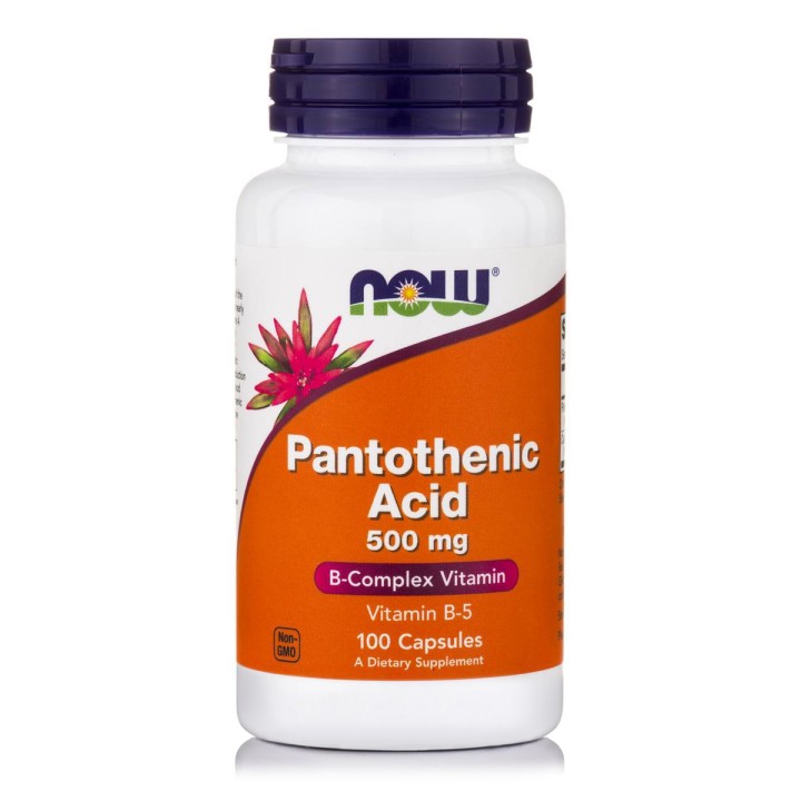 Pantothenic Acid 500 mg Veg Capsules