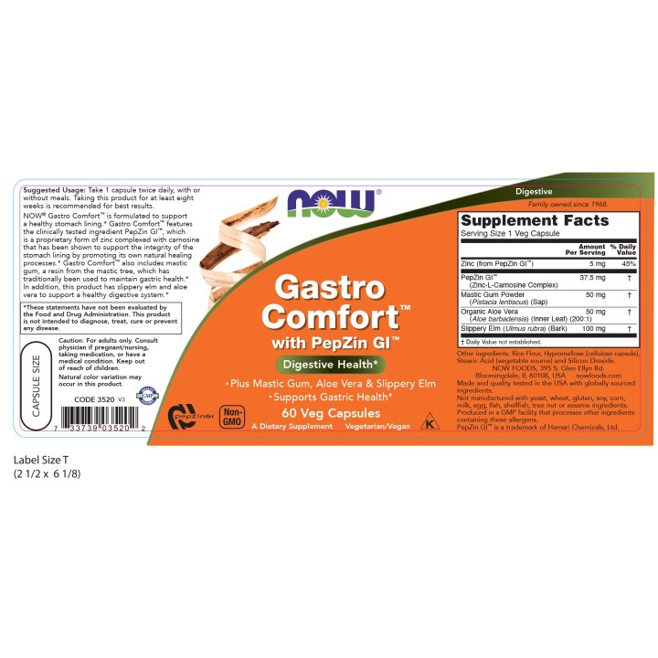 Gastro Comfort™ with PepZin GI™ Veg Capsules
