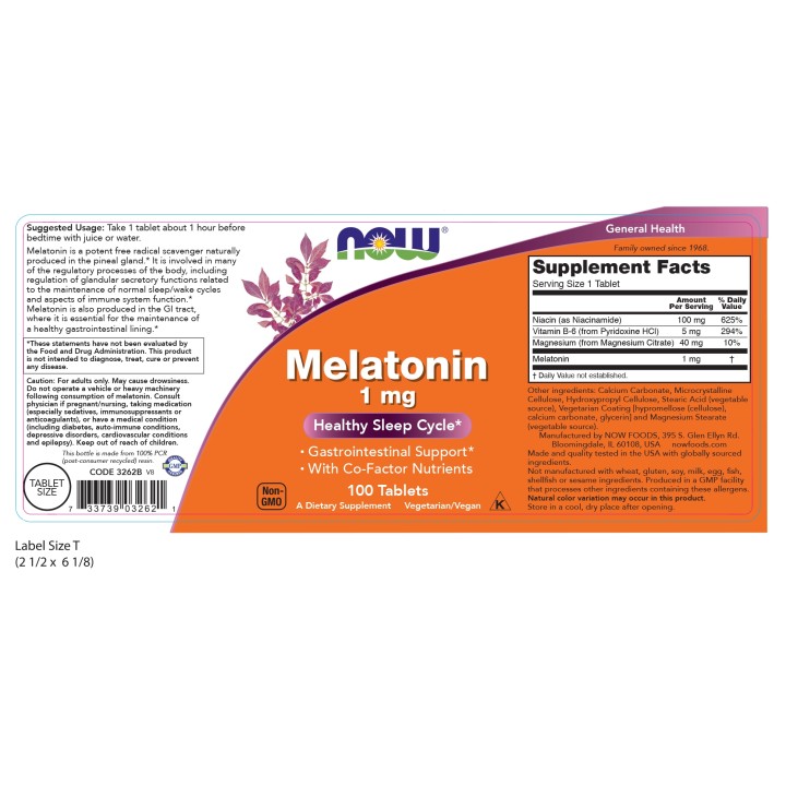 Melatonin 1 mg Tablets