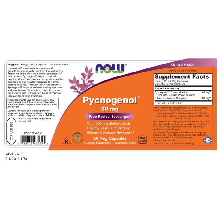 Pycnogenol® 30 mg Veg Capsules