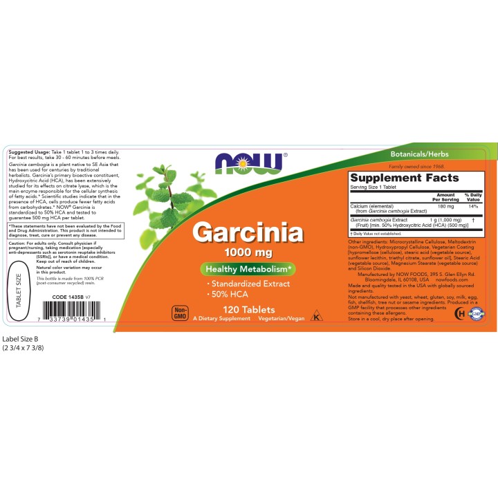 Garcinia 1,000 mg Tablets