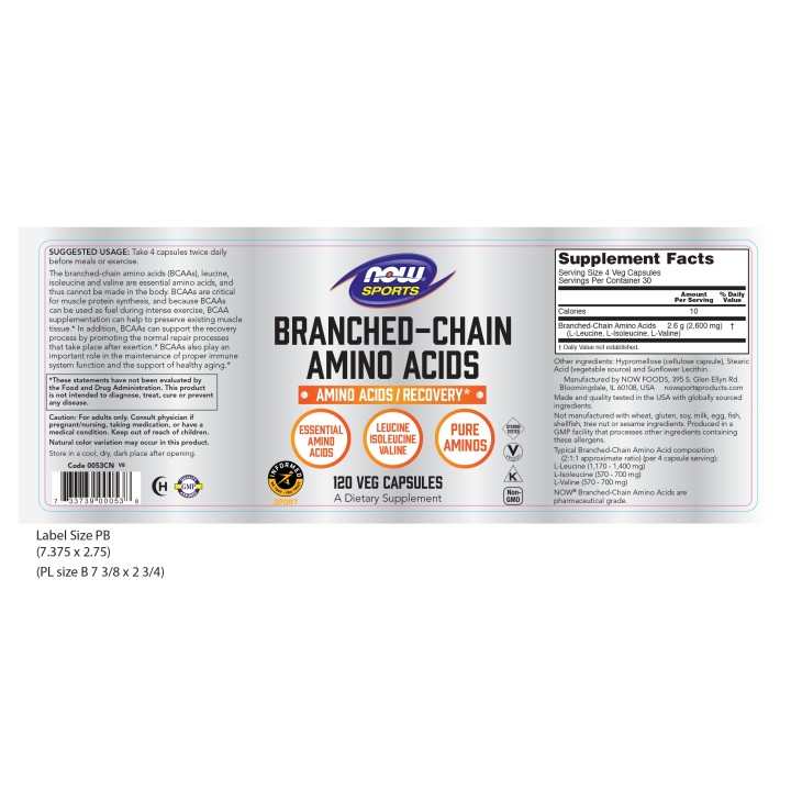 Branched Chain Amino Acids Capsules
