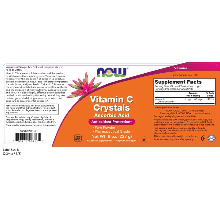 Vitamin C Crystals Powder