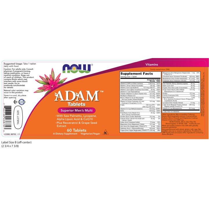 ADAM™ Men's Multiple Vitamin Tablets