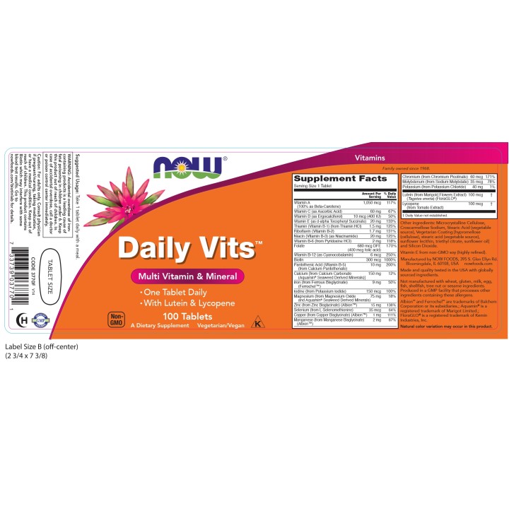 Daily Vits™ Tablets
