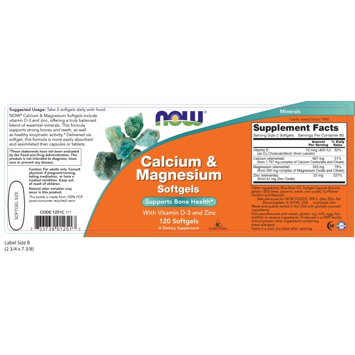 Calcium & Magnesium Softgels