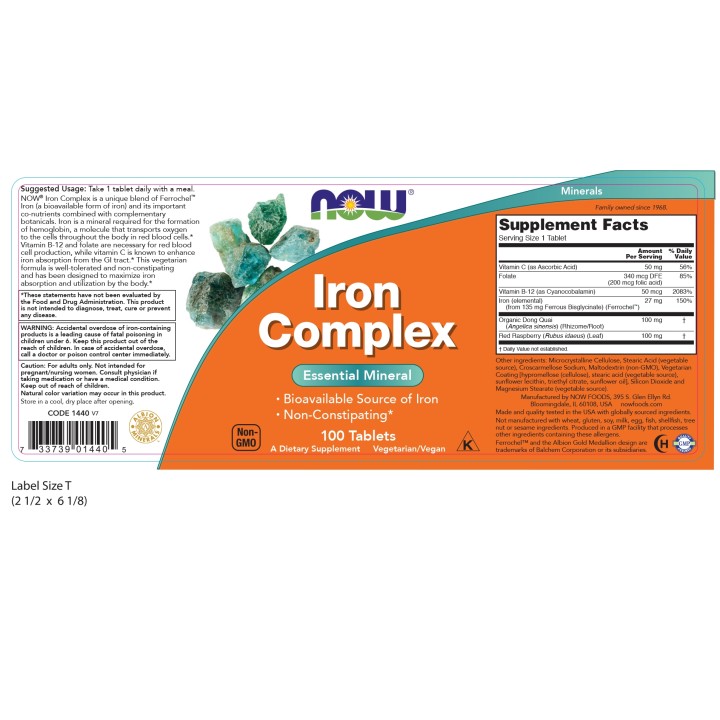 Iron Complex Vegetarian Tablets