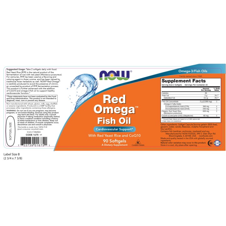 Red Omega™ Fish Oil Softgels