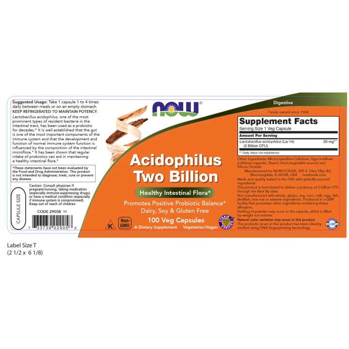 Acidophilus Two Billion Veg Capsules