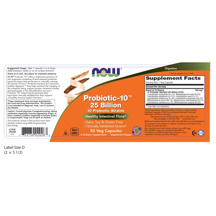 Probiotic-10™ 25 Billion Veg Capsules