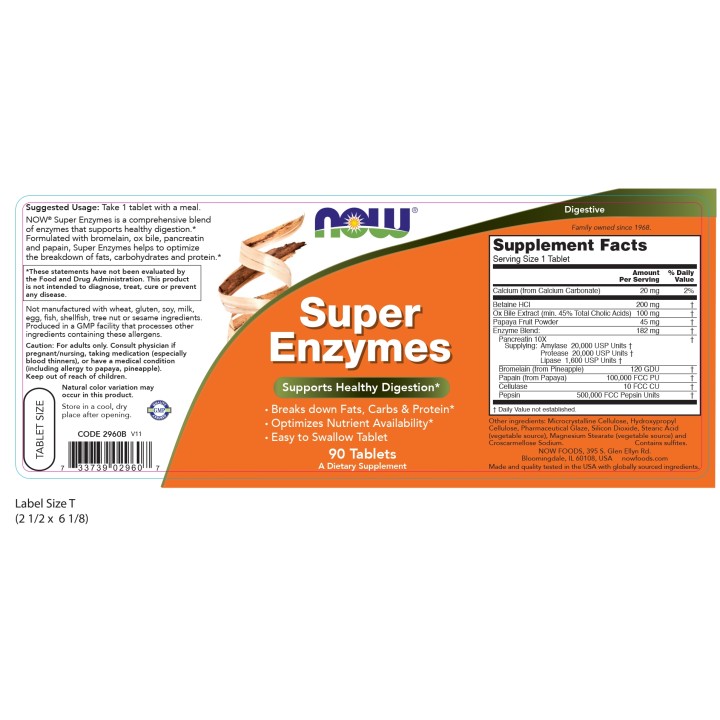 Super Enzymes Tablets