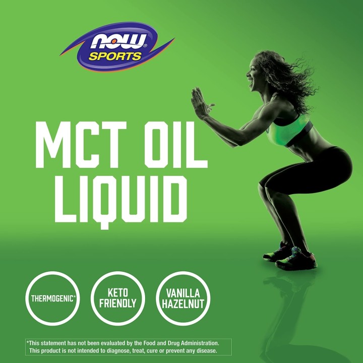 MCT Oil Liquid in Plastic Bottle