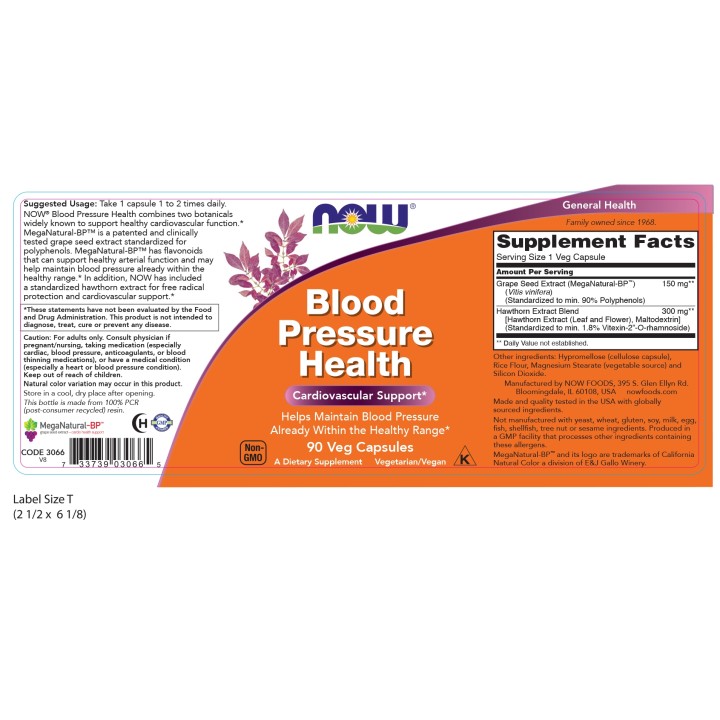 Blood Pressure Health Veg Capsules