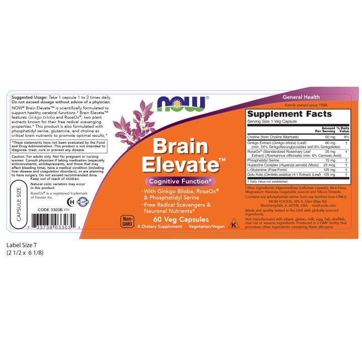 Brain Elevate™ Veg Capsules