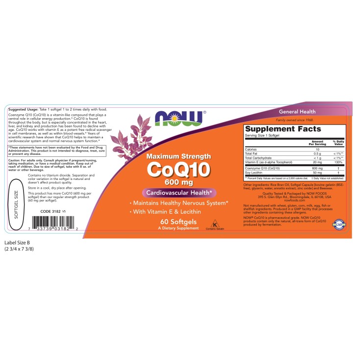 CoQ10 600 mg Softgels