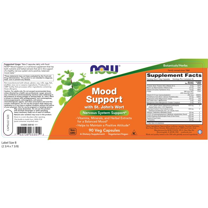 Mood Support Veg Capsules