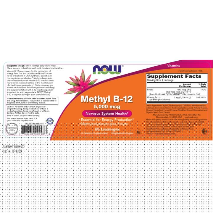 Methyl B-12 5,000 mcg Lozenges
