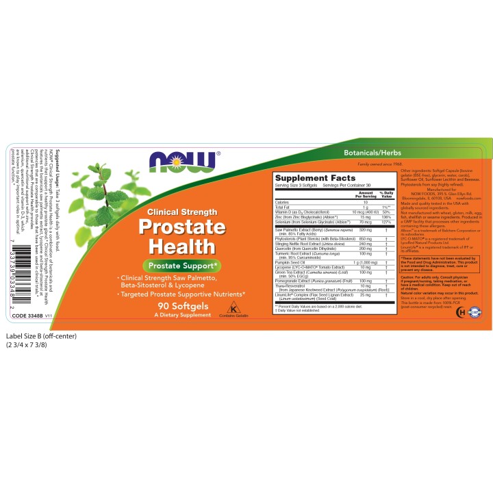 Prostate Health Clinical Strength Softgels
