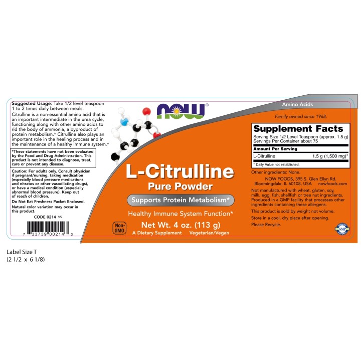 L-Citrulline Pure Powder