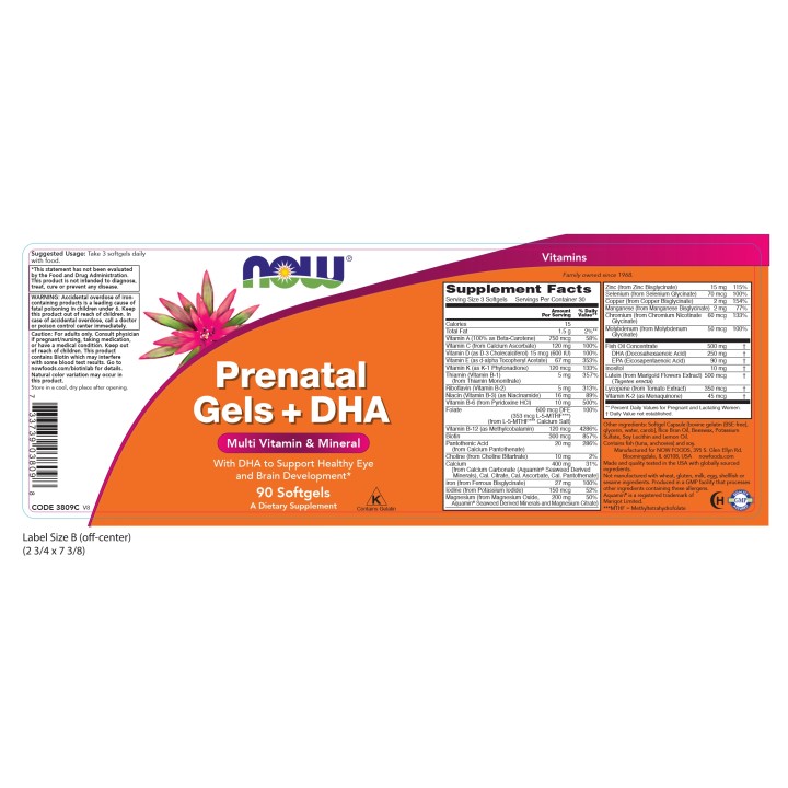 Prenatal Gels + DHA Softgels