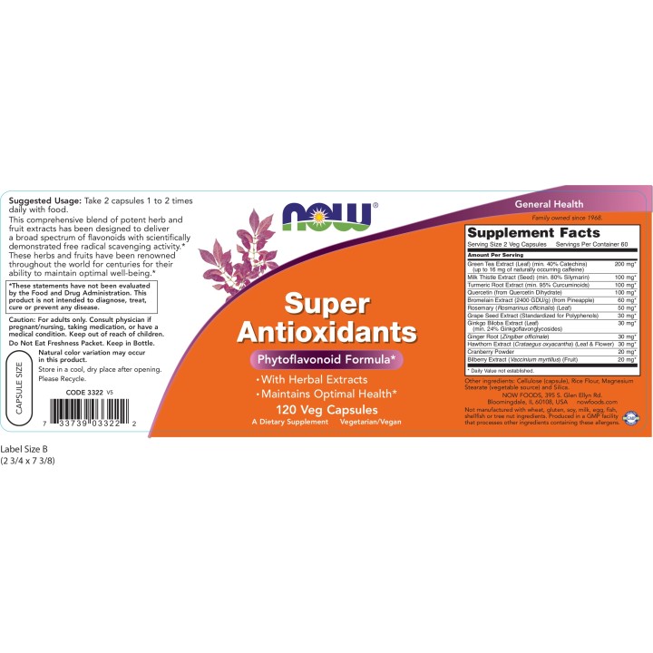 Super Antioxidants Veg Capsules