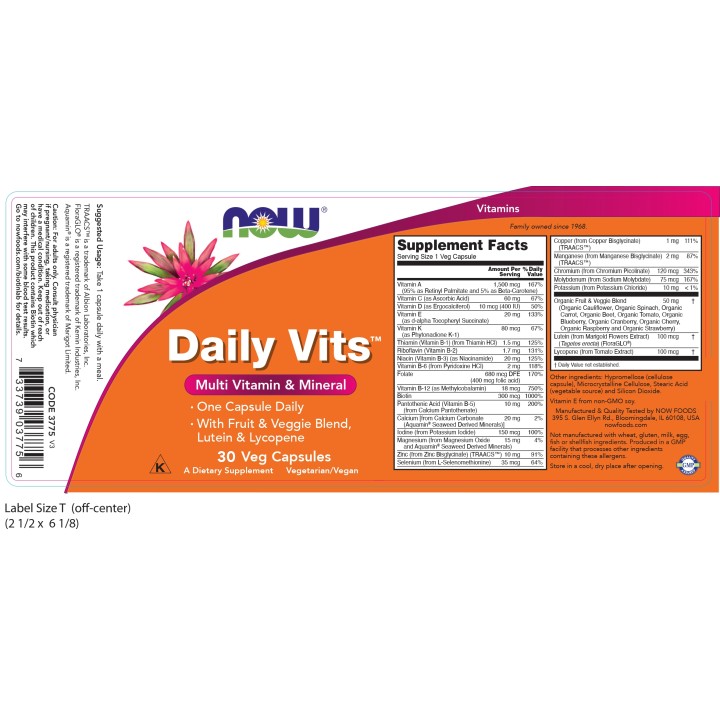 Daily Vits™ Veg Capsules