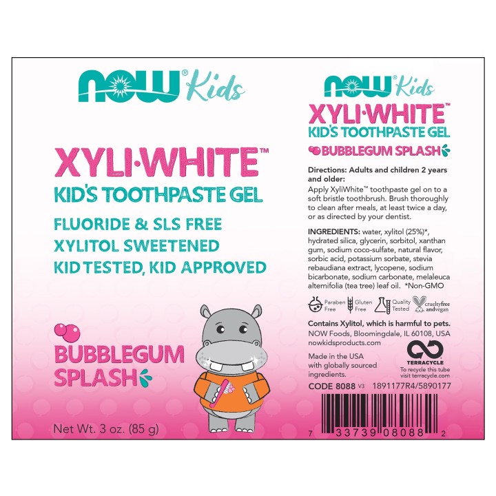 XyliWhite™ Bubblegum Splash Toothpaste Gel for Kids