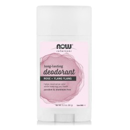 Long-Lasting Deodorant Stick, Rose + Ylang Ylang