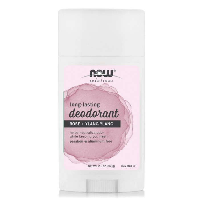 Long-Lasting Deodorant Stick, Rose + Ylang Ylang
