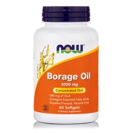 Borage Oil 1000 mg Softgels
