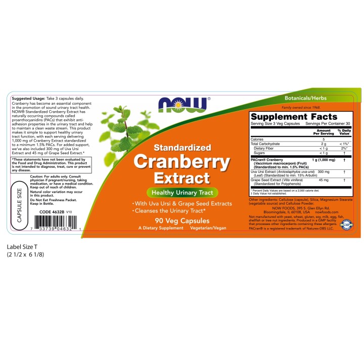Cranberry Extract Veg Capsules