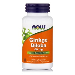 Ginkgo Biloba 60 mg Veg Capsules