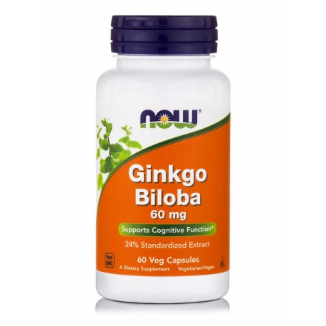 Ginkgo Biloba 60 mg Veg Capsules