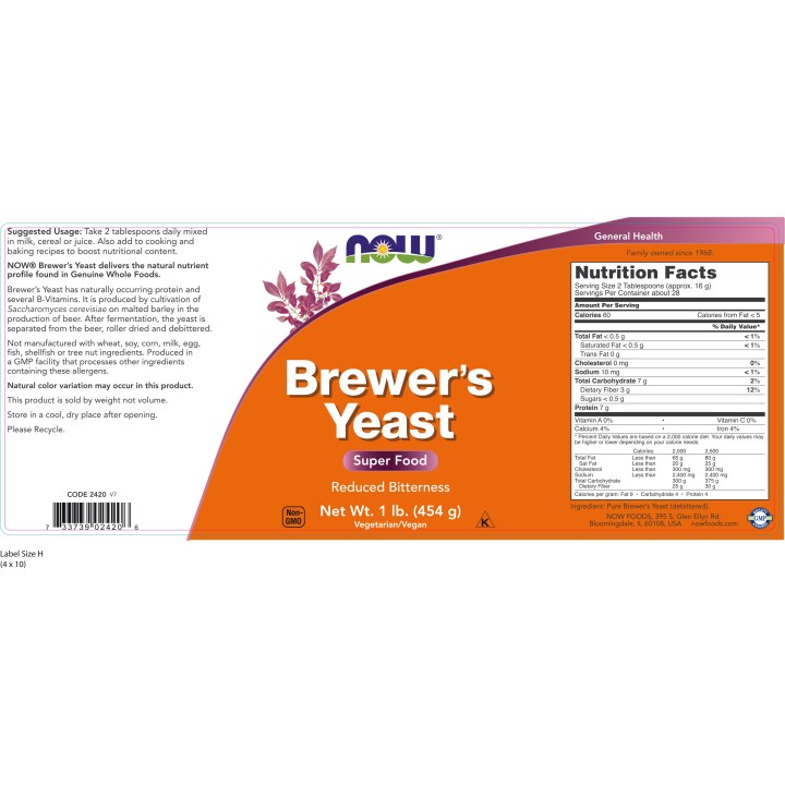 Brewer's Yeast 650 mg Tablets