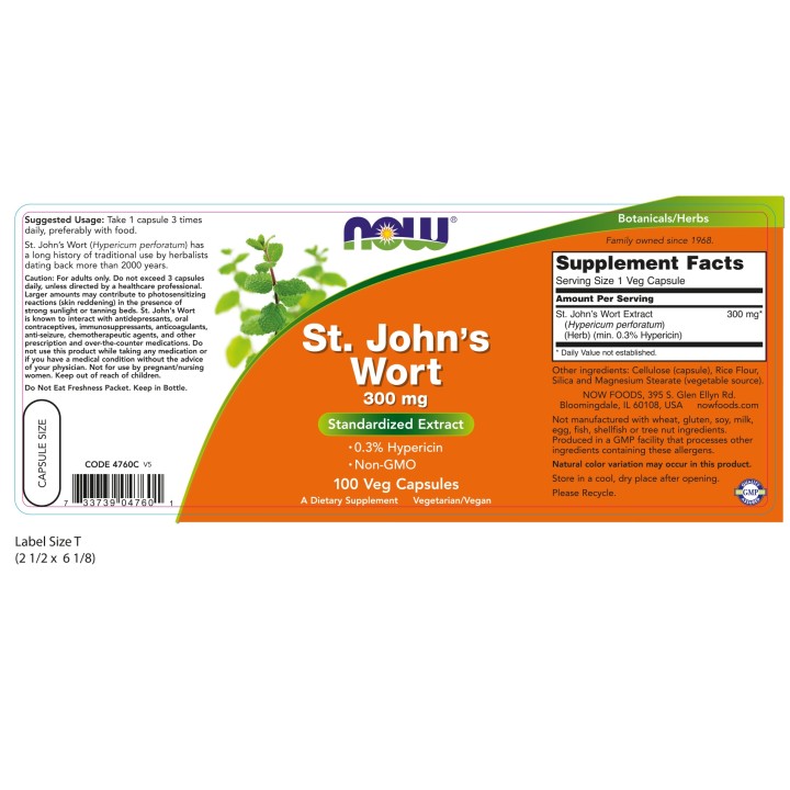 St. John's Wort Veg Capsules