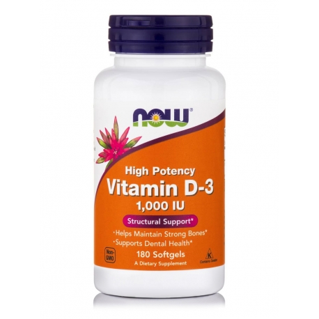 Vitamin D-3 1,000 IU Softgels